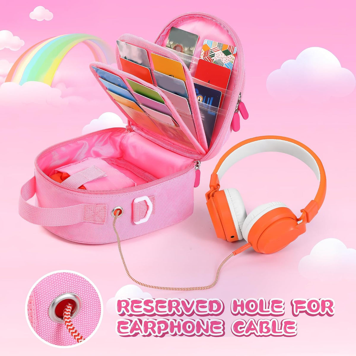 Carrying Case Fit for Yoto Mini (4th Gen/2024 Edition) Player & Headphone