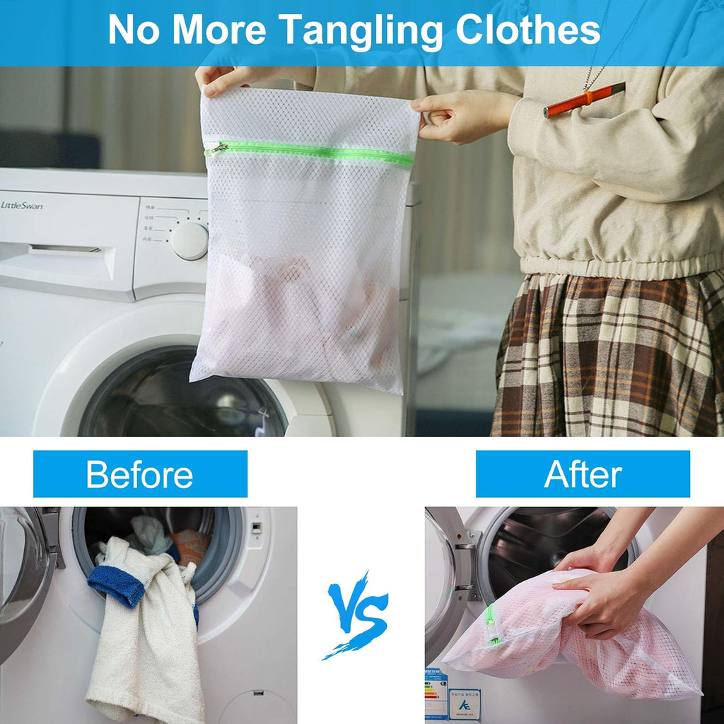 GOGOODA 5 Set Mesh Laundry Bags, Delicates Washing Bags