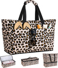 ISEYOU Beach Bag with Cooler, 49L Large Waterproof Sandproof Tote with Zipper, Foldable Travel Bag for Beach, Pool, Picnic