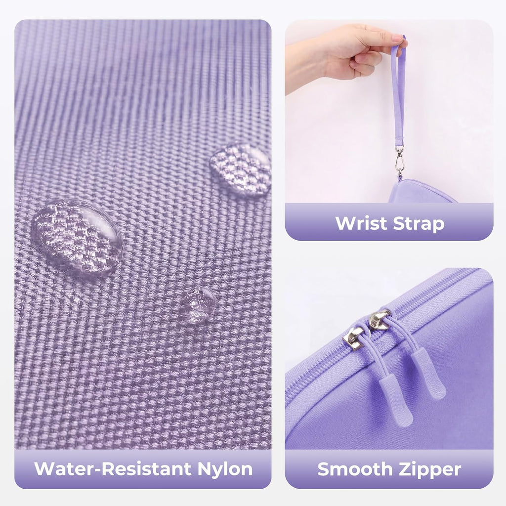 FYY Travel Cable Organizer - 8 Compartments, Lightweight, Water Repellent