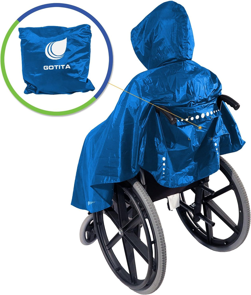 – Waterproof Poncho for wheelchairs – Universal Raincoat – Italian design