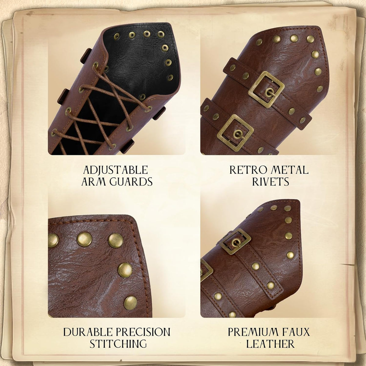 Renaissance Belt Pouch Medieval Pirate Costume Accessories Set for Cosplay