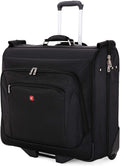 SwissGear 7895 Premium Rolling Garment Bag, Bonus Hanging Feature, Men's and Women's, 24-Inch Luggage - Black