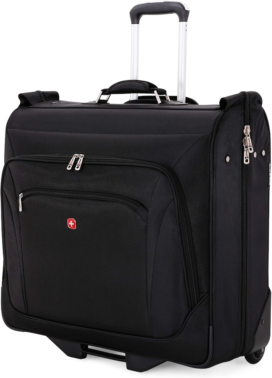 SwissGear 7895 Premium Rolling Garment Bag, Bonus Hanging Feature, Men's and Women's, 24-Inch Luggage - Black