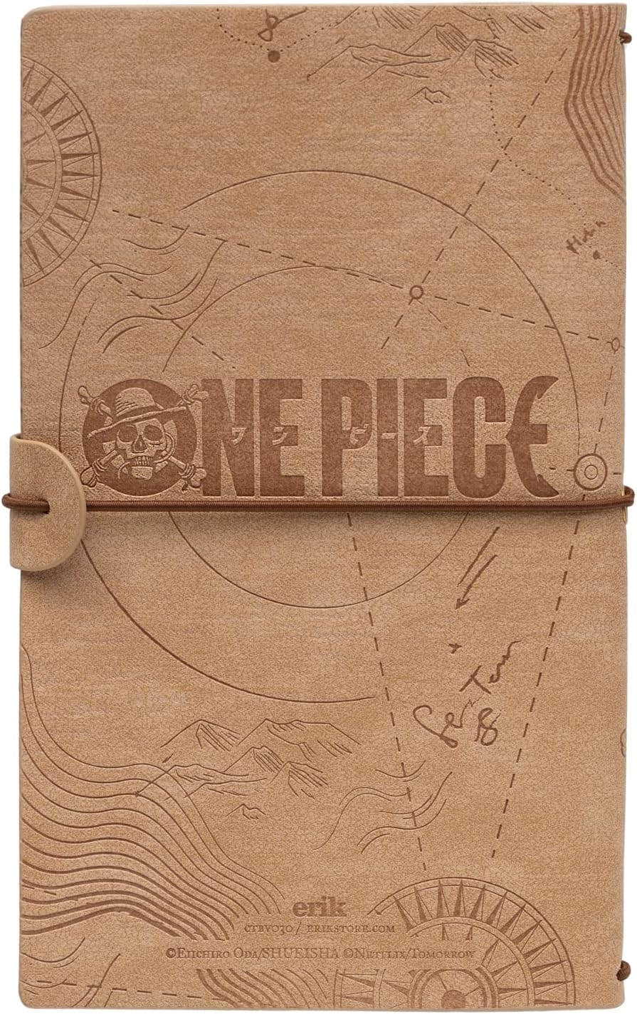 Grupo Erik One Piece Travelers Notebook 7.3x4in 80 Sheets | One Piece Gifts