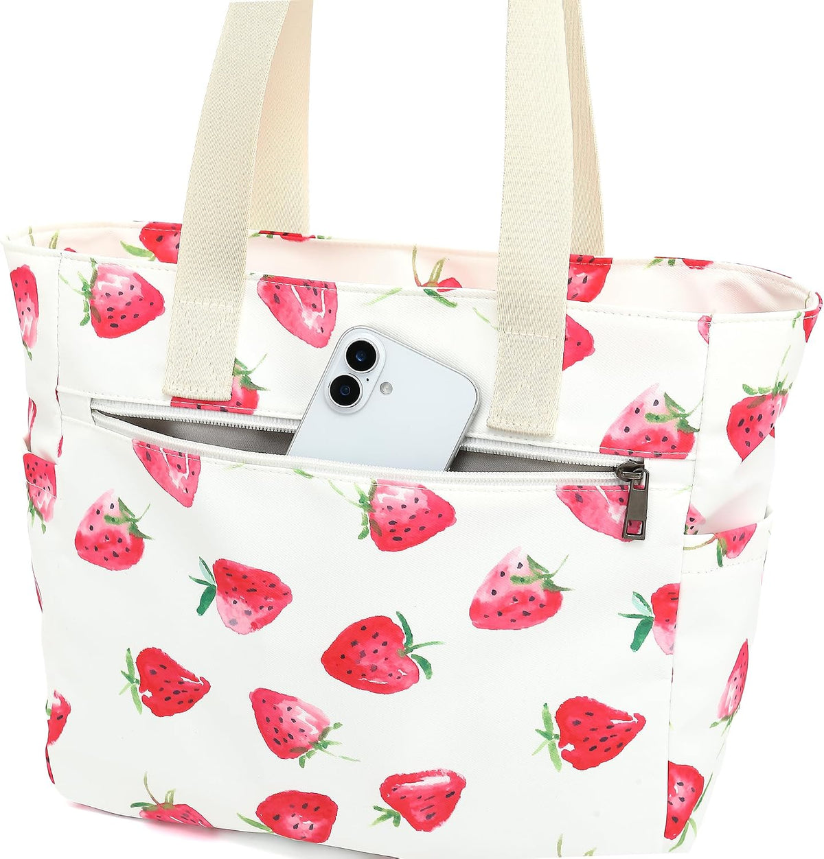 Women Tote Bag With Muti-Pockets,Lightweight Shoulder Bag,Large Capacity Handbag for Travel, Work, Gym