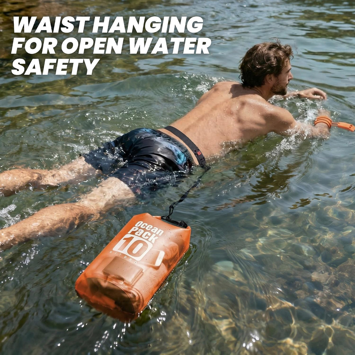 TILYMOL Waterproof Dry Bag Backpack for Kayaking, paddle boarding - 10L