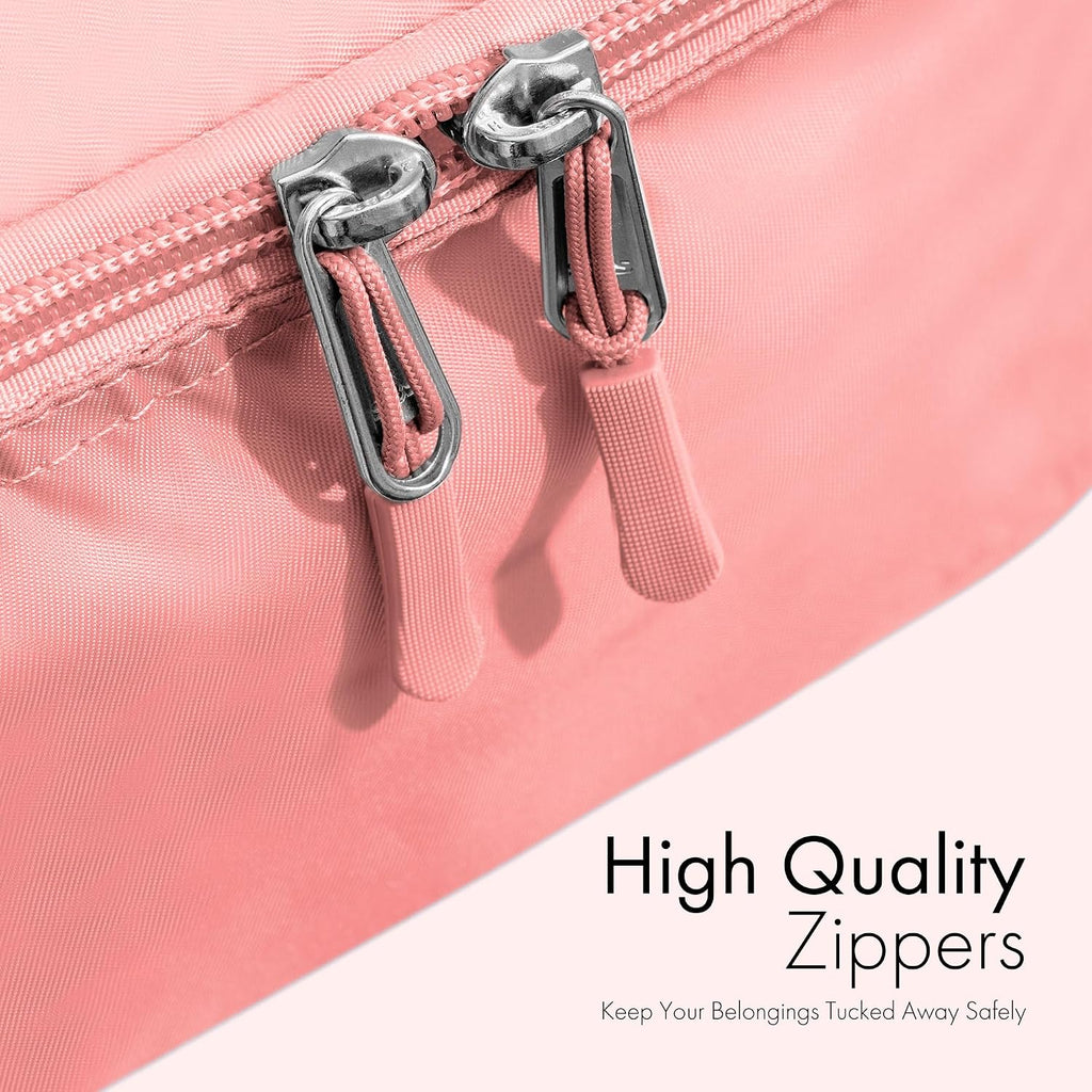 (Not Made In China) Packing Cubes For Travel, Suitcase Organizer Bags, Ultra Lightweight Nylon 8pc Set