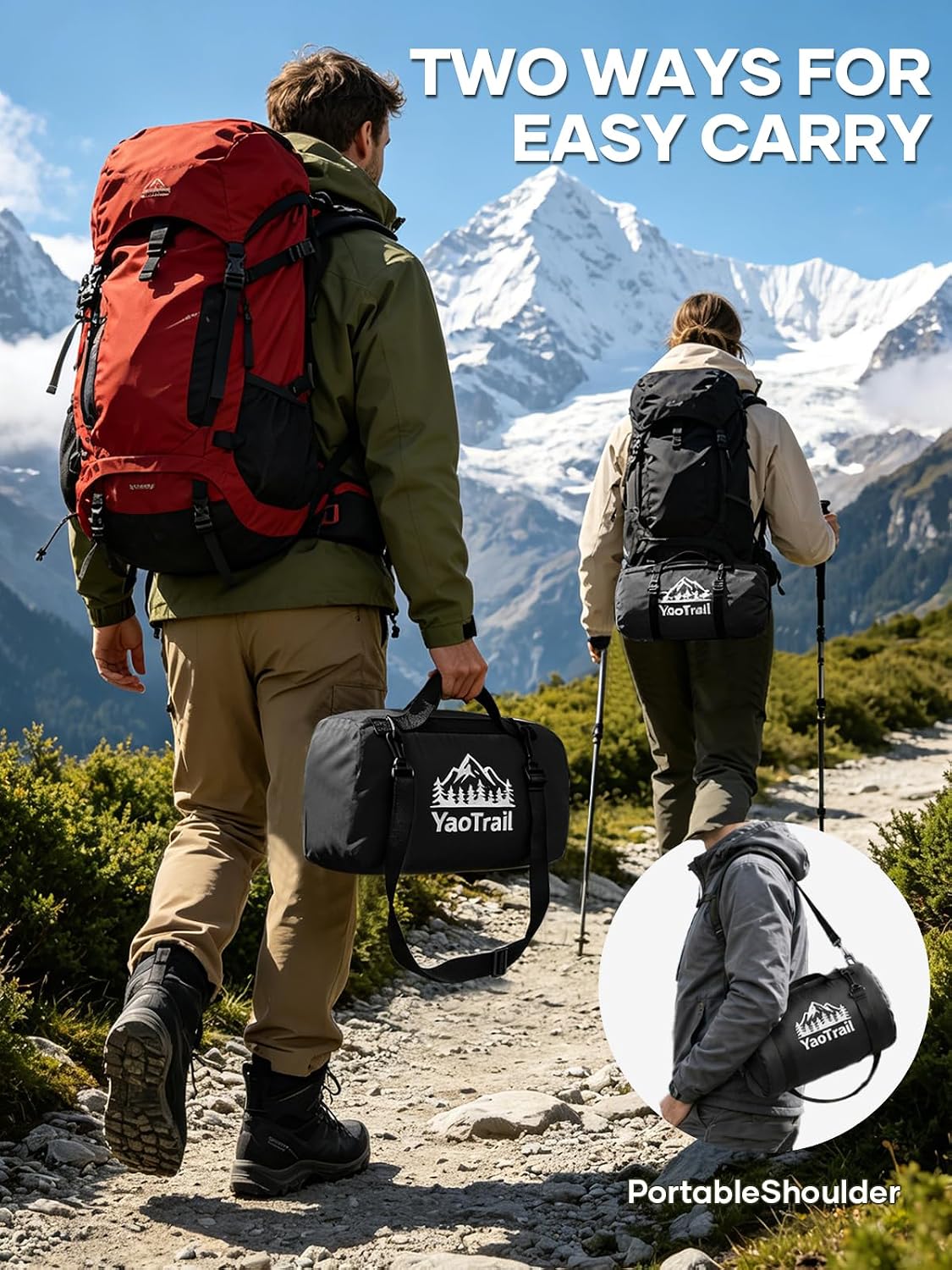 Waterproof Camping Blankets, Reversible Picnic Blanket 79x57 in