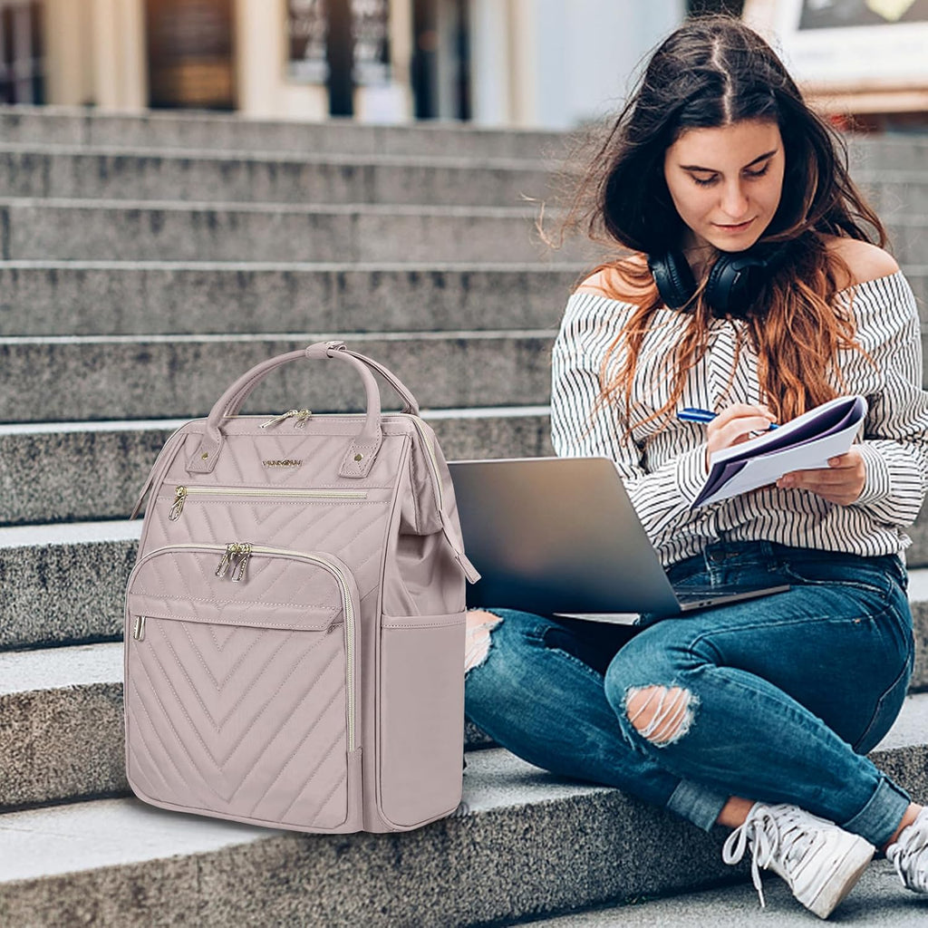 VANKEAN 17.3 Inch Laptop Backpack for Women Large Capacity