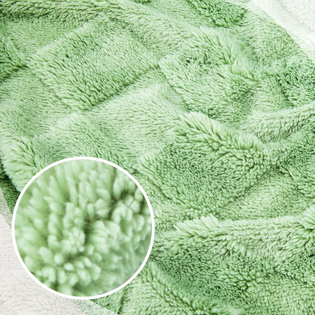 urnexttour Travel Pillow and Blanket Set Neck Pillow Airplane Foam Sage