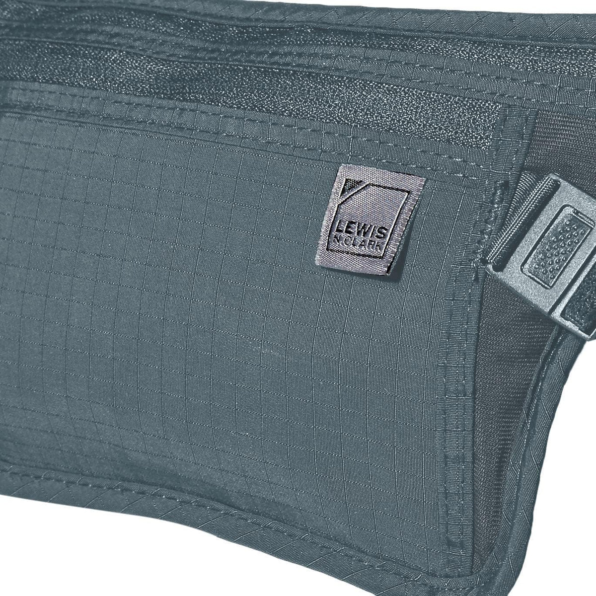 Lewis N. Clark Travel Money Belt Pouch, Slim RFID Blocking Anti Theft Waist Stash Pouches for Cash, Cards and Passport Holder