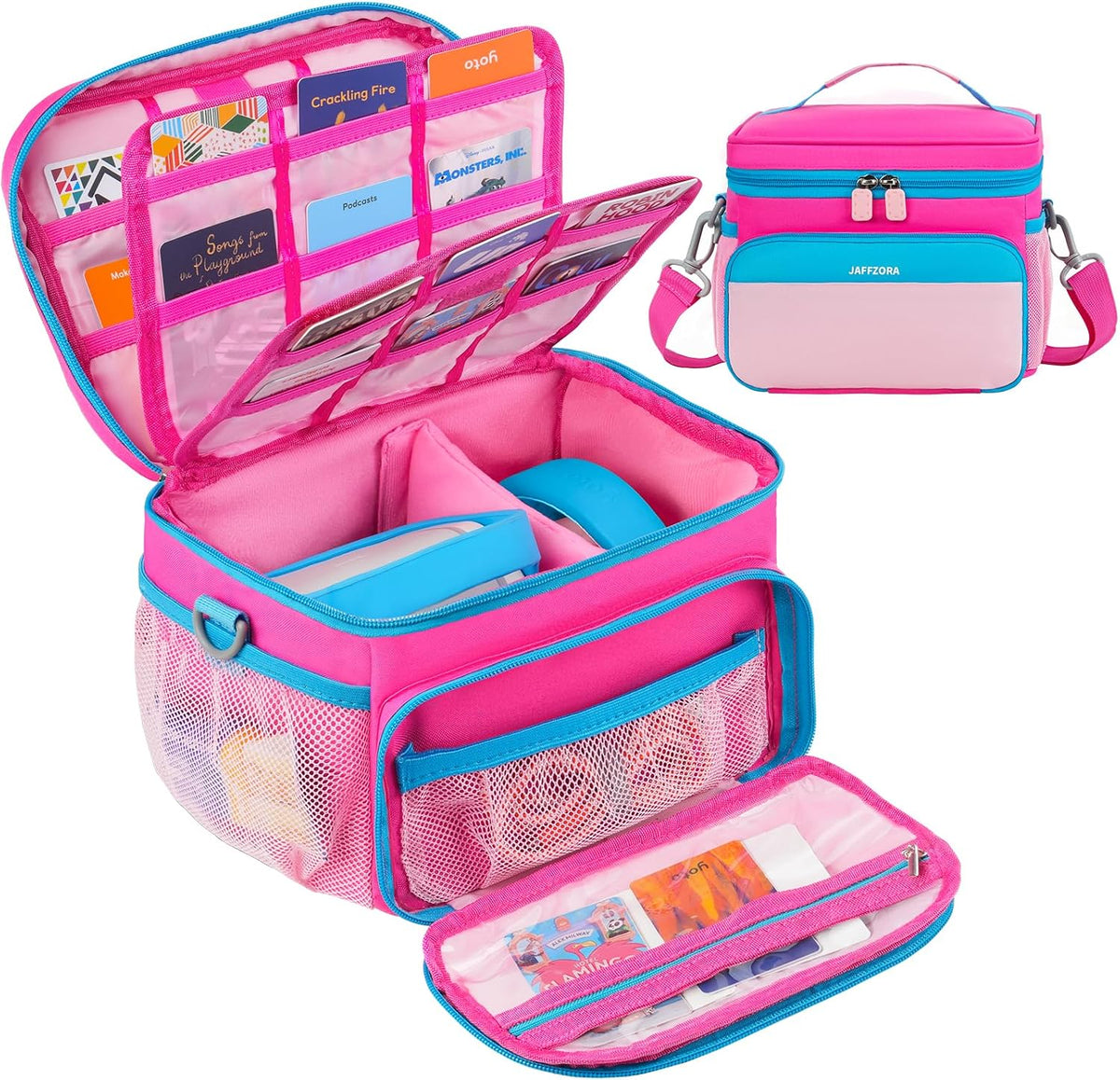 Carrying Case Fit for Yoto Player 3rd Generation & Headphone,Holds 30 Cards