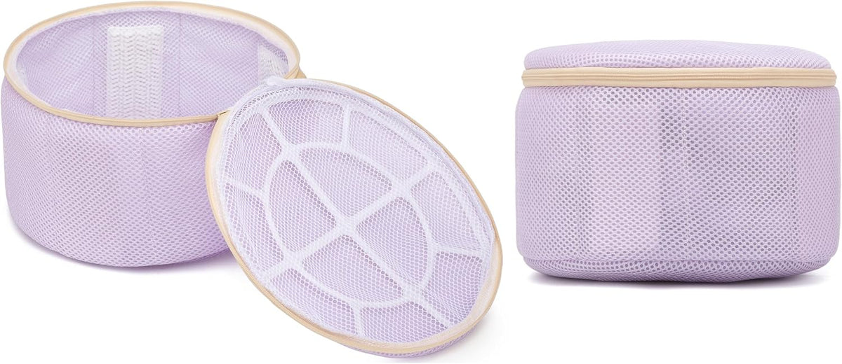 Bra Washing Bag for Delicates, Shape-Retaining, 2 Pack Lingerie Laundry Bag