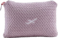 NEWCOSPLAY Travel Blanket with Storage Bag for Airplane Travel, Purple