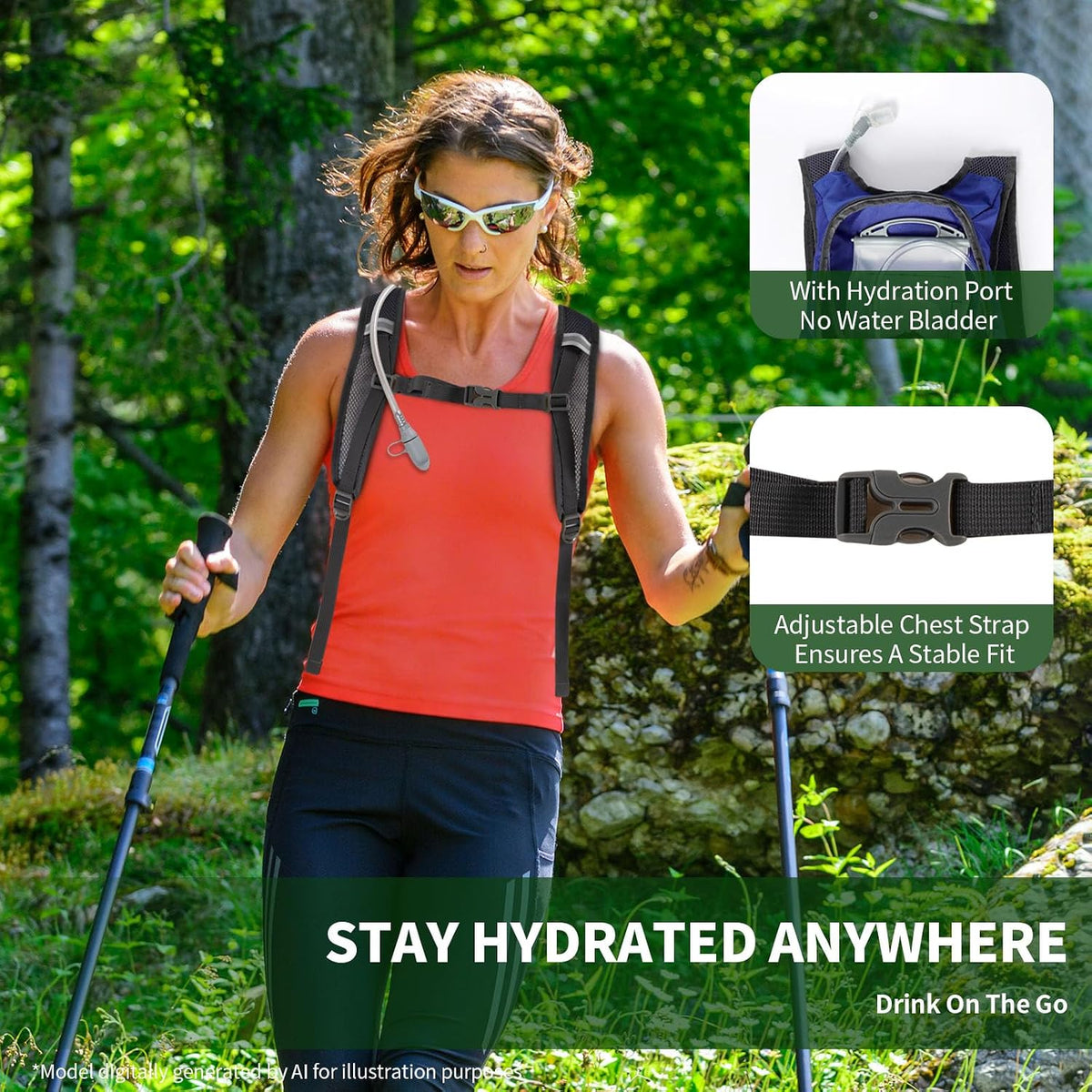 15L Small Hiking Backpack for Women Men Foldable Packable Backpack Ultralight Daypack for Travel Camping Hiking Outdoor