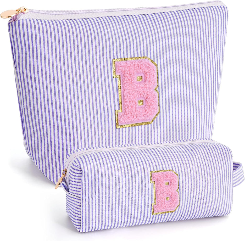 Gifts for Teen Girls Women - Birthday Gifts for 10 11 12 13 14 15 16 17 18 Years Old Girl,Makeup Bag Cosmetic Bag,Teacher Gift Trendy Stuff Toiletry Bag - Lavender,B