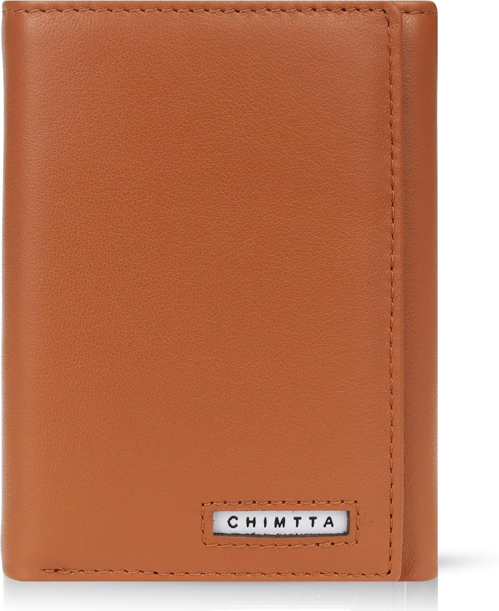 RFID Trifold Wallet for Men Genuine Napa Leather, Magnetic Closure