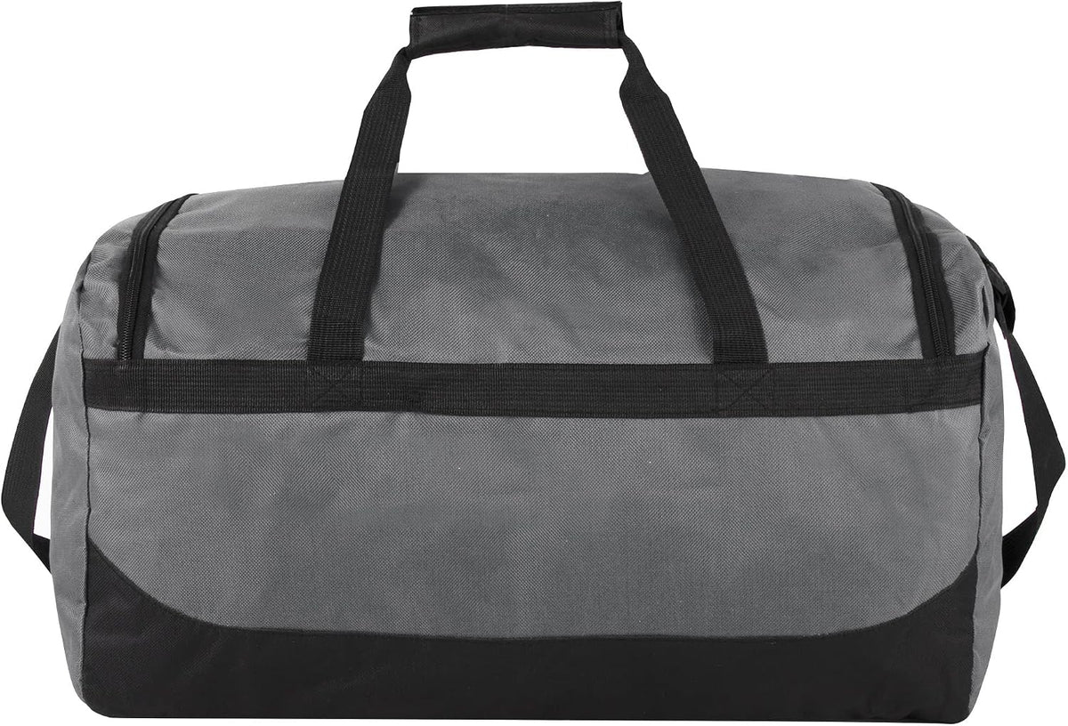 20 Inch, 40 Liter Duffel Bag for Men, Women Travel Weekender Overnight Carry-on Shoulder Duffel Tote Bag (Grey)