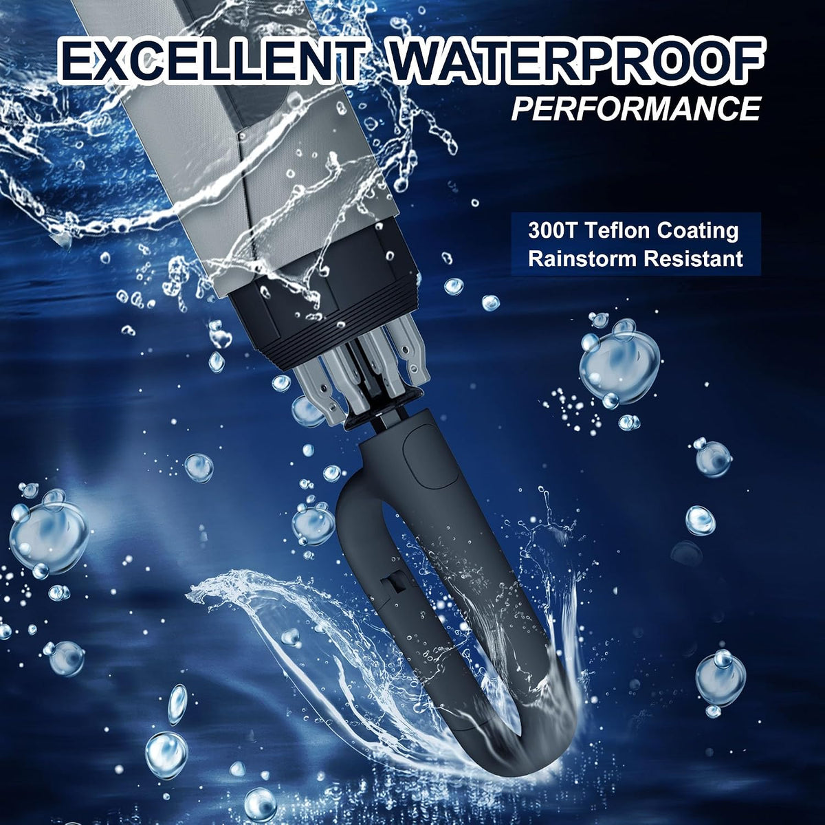 QWB Inverted Umbrella with Auto Open Close Windproof Compact Travel