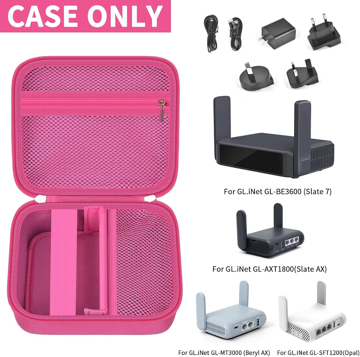 Case for GL-BE3600/MT3600BE/SFT1200/MT3000 for GLiNet Slate 7 Travel Router