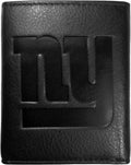 Siskiyou NFL unisex Embossed Leather Tri-fold Wallet