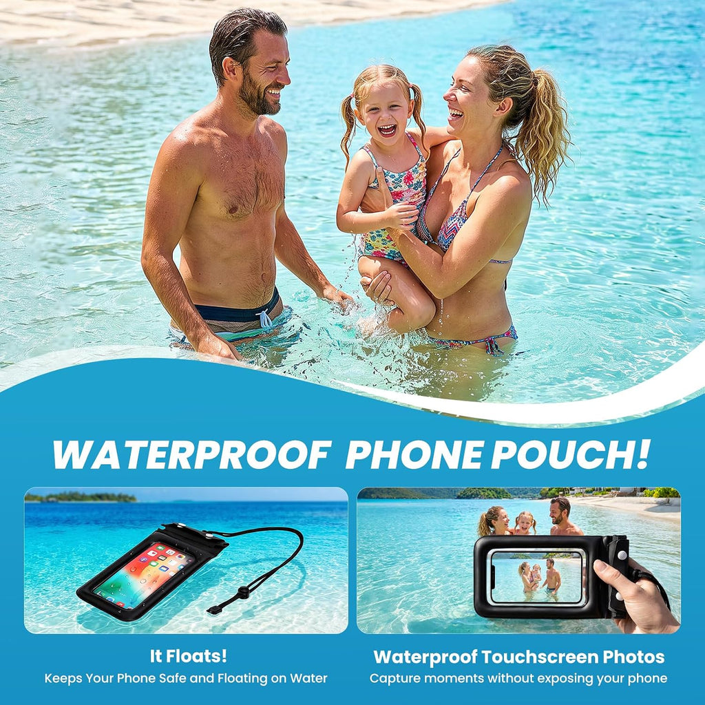 MORXPLOR Dry Bag Waterproof,5L/10L/20L/30L/40L/55L Roll Top Dry Bag Backpack with WaterProof Phone Case for Swim,Kayak