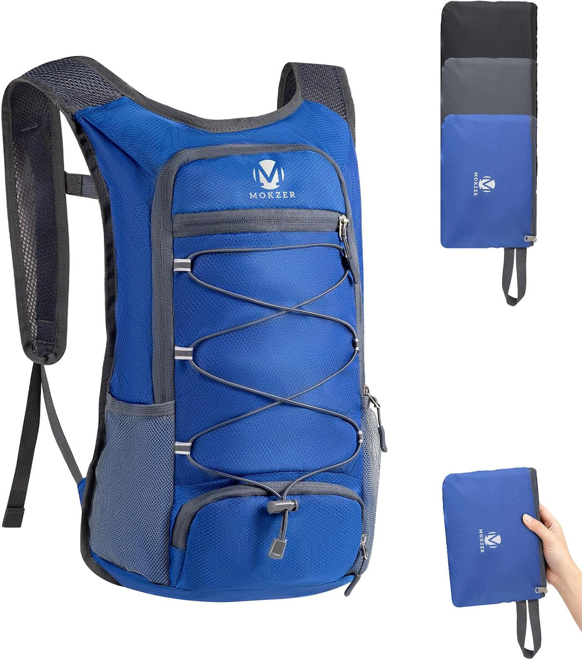 15L Small Hiking Backpack for Women Men Foldable Packable Backpack Ultralight Daypack for Travel Camping Hiking Outdoor