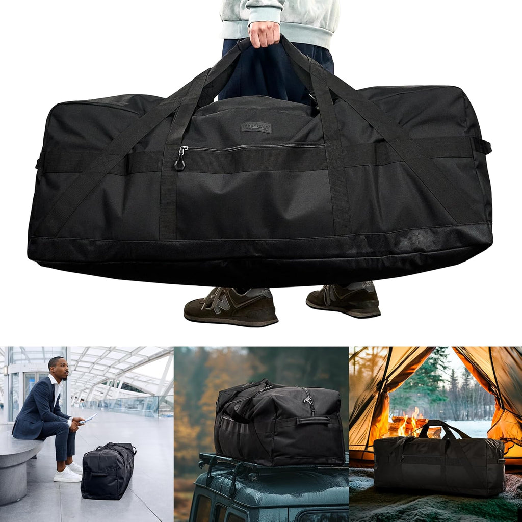 Fitdom 123L 42" Extra Large Heavy Duty Equipment Travel Storage Duffle Bag