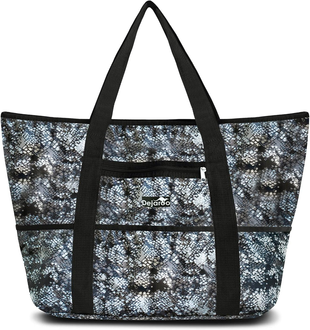 Dejaroo Waterproof Beach Bag - Weekend Overnight Tote - Large and Lightweight