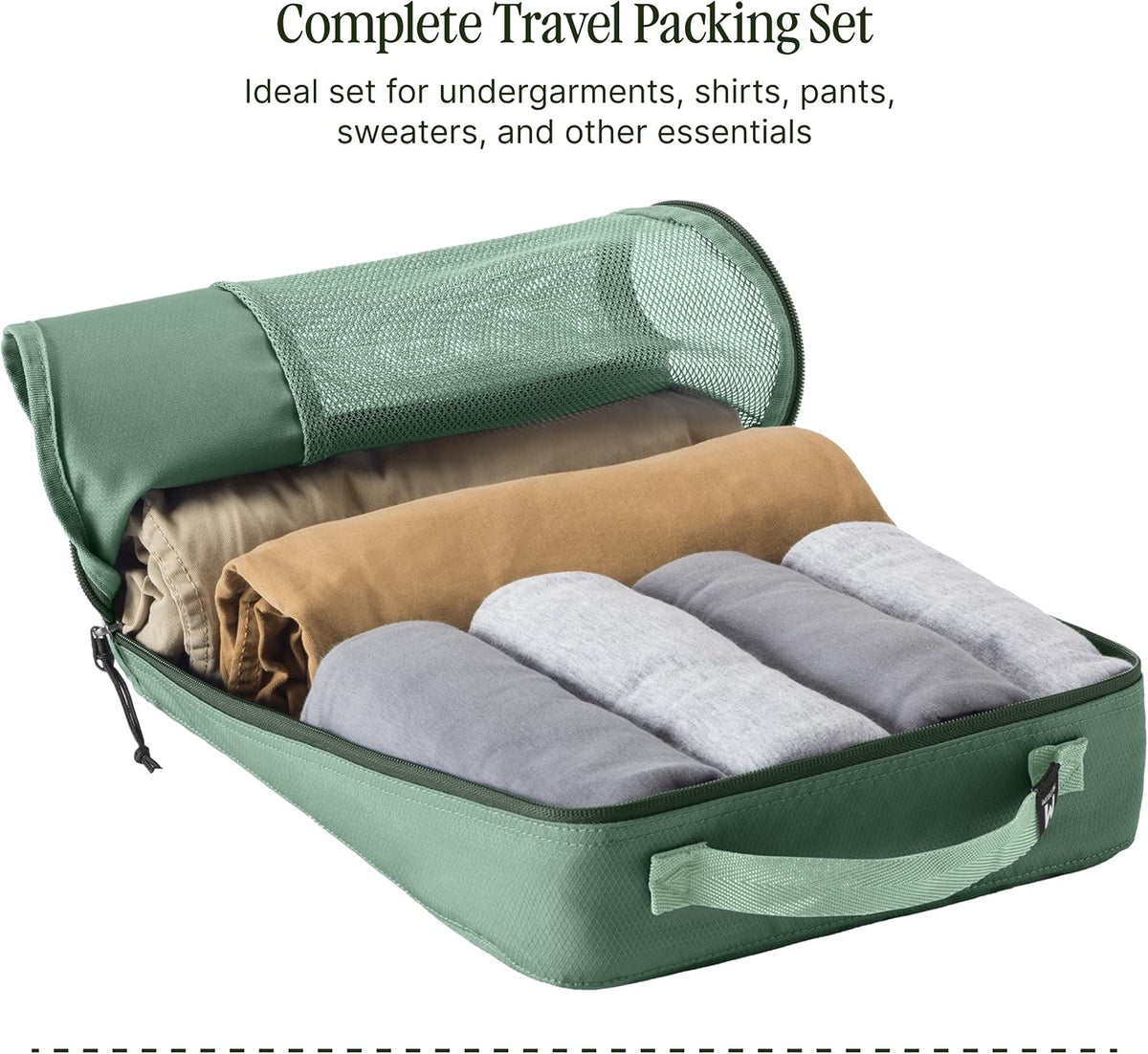 Eagle Creek Pack-It Reveal Cube Set, XS/S/M, Willow Green