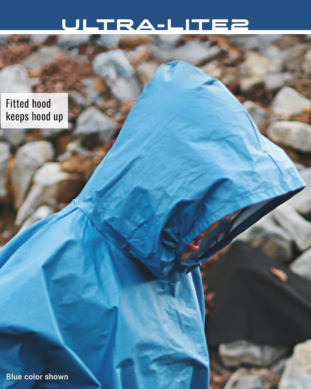 FROGG TOGGS Ultra-lite2 Waterproof Rain Poncho, Breathable and Reusable