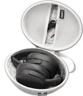 Hard Travel Carrying Case Compatible with Skullcandy Crusher Over-Ear Headphones. (Case Only, Not Include The Device)-Gray(Gray Lining)