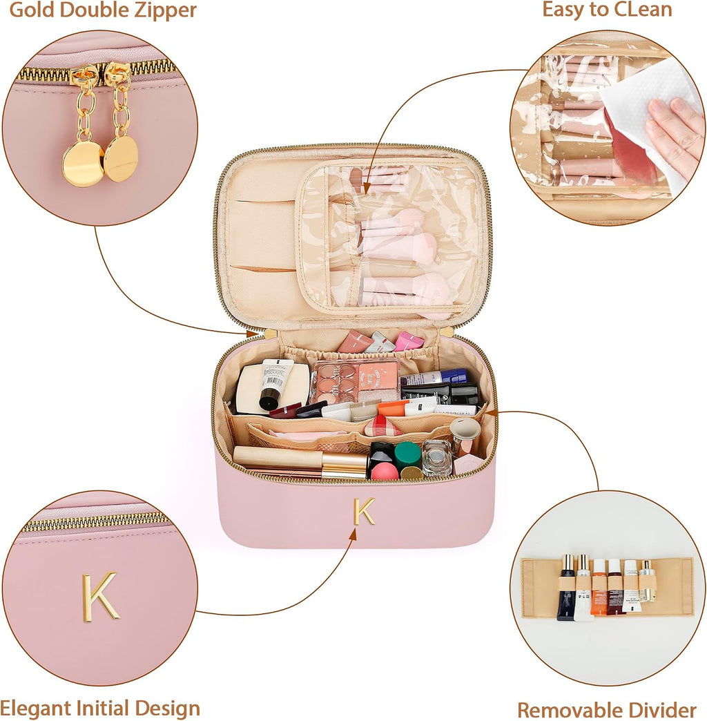 Personalized Makeup Bag Gifts for Women Travel Cosmetic Case
