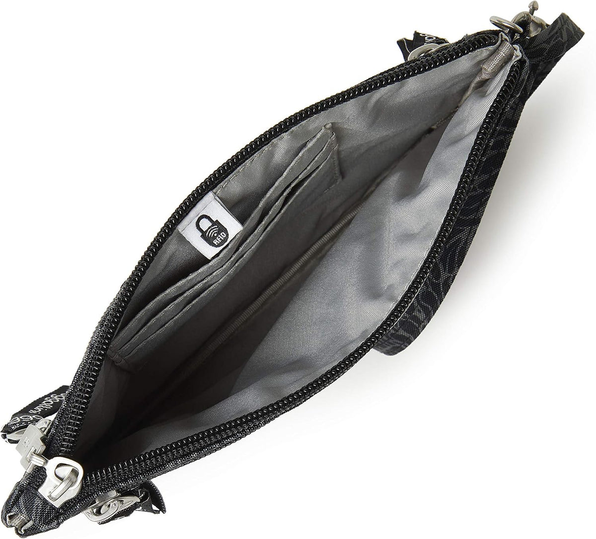 Baggallini Anti-theft RFID Currency Organizer 8"x4.25" Travel Accessory Passport Holder Money Belt Wallet w/Card Slots