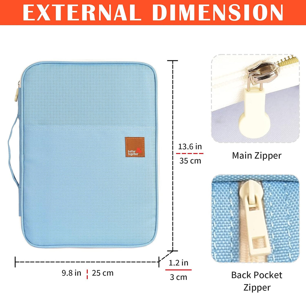 Lanola A4 Document Bags Portfolio Waterproof Business File Holder Travel Gear Organizer Electronics Accessories Bag