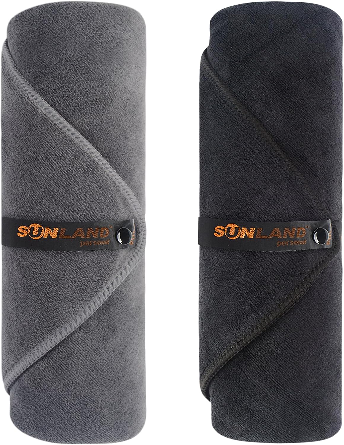 SUNLAND Microfiber Gym Bath Towels for Men Women 24x48In