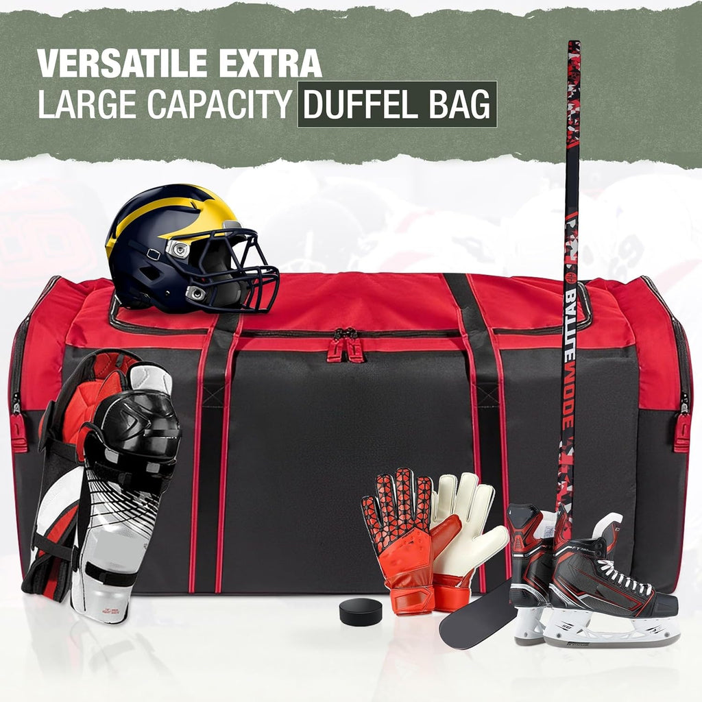 Jetstream Heavy Duty Multi Pocket Durable Sports Gym Equipment Travel Duffel Bag