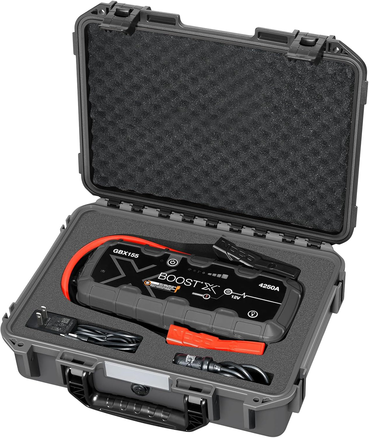 Case for NOCO Boost X GBX155 & GB150 – Waterproof Hard Box with Custom Foam