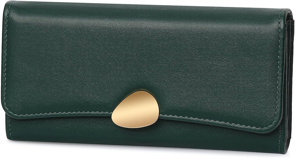 FALAN MULE Wallets for Women Trifold Wristlet Wallets Large Capacity RFID Blocking Ladies Purse Credit Card Holder