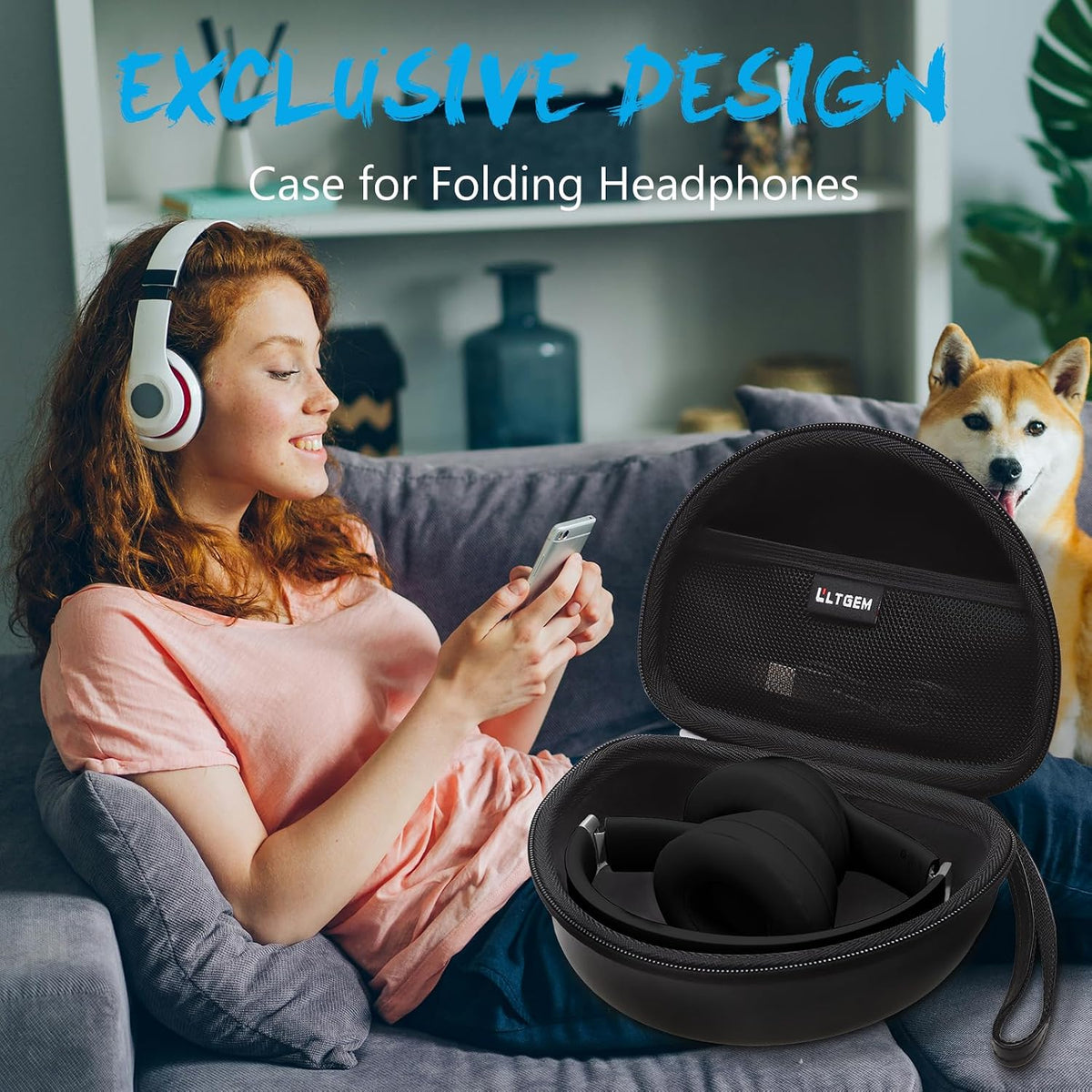 Case for Beats Studio Pro/Solo 4/Studio3/Solo3 Wireless Headphone PU Brown