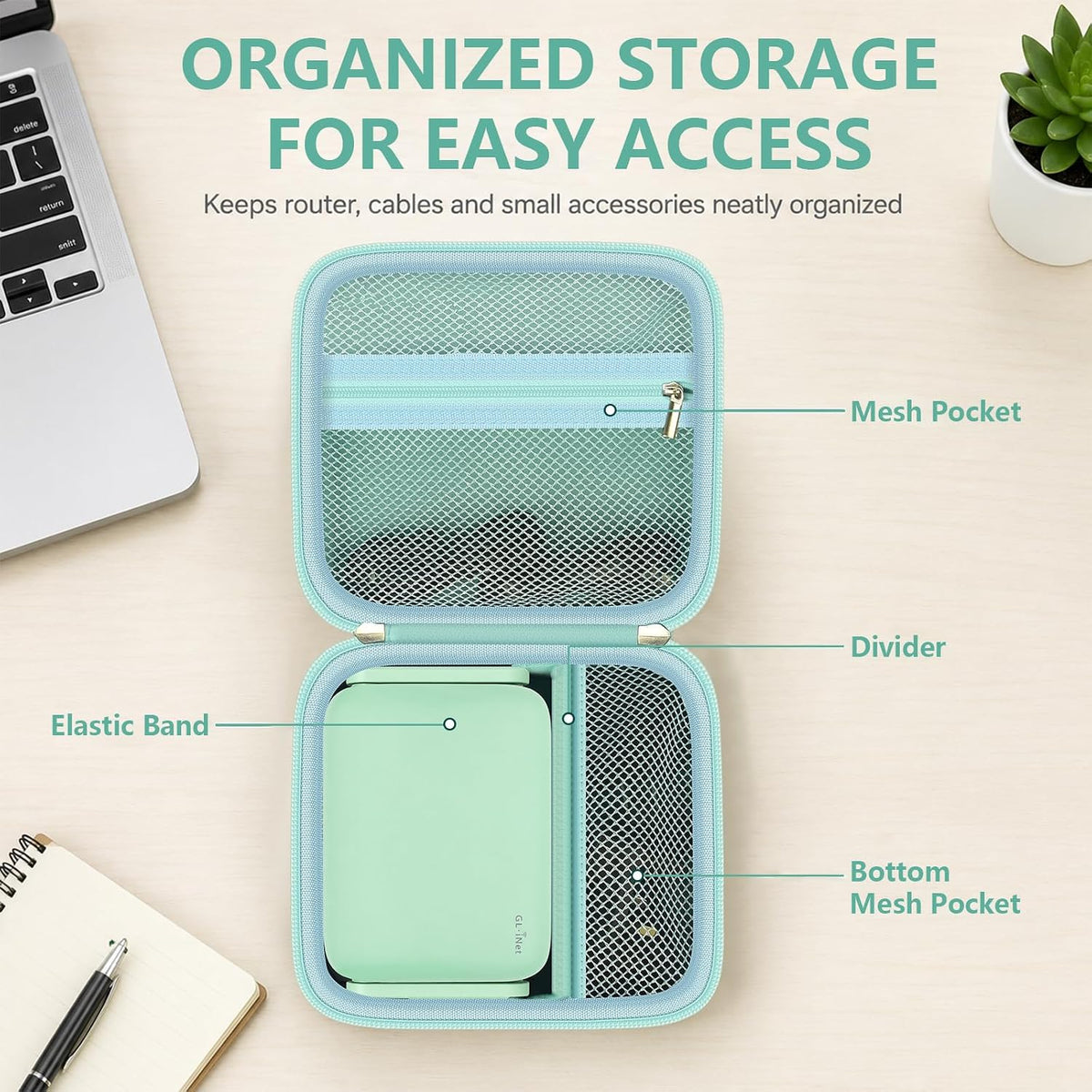 Case for GL-BE3600/MT3600BE/SFT1200/MT3000 for GLiNet Slate 7 Travel Router
