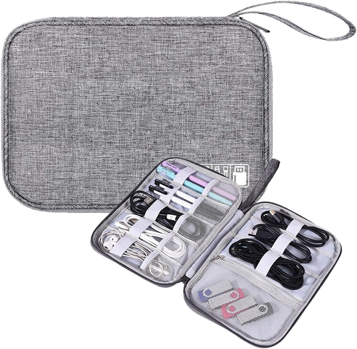 Organizer Case Small Electronic Devices USB Charger Accessories Mouse Phone Cable SD Power Bank Earphone