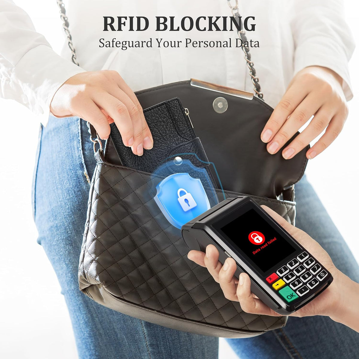 Airkit Small Wallet for Women, RFID Blocking Credit Card Holder