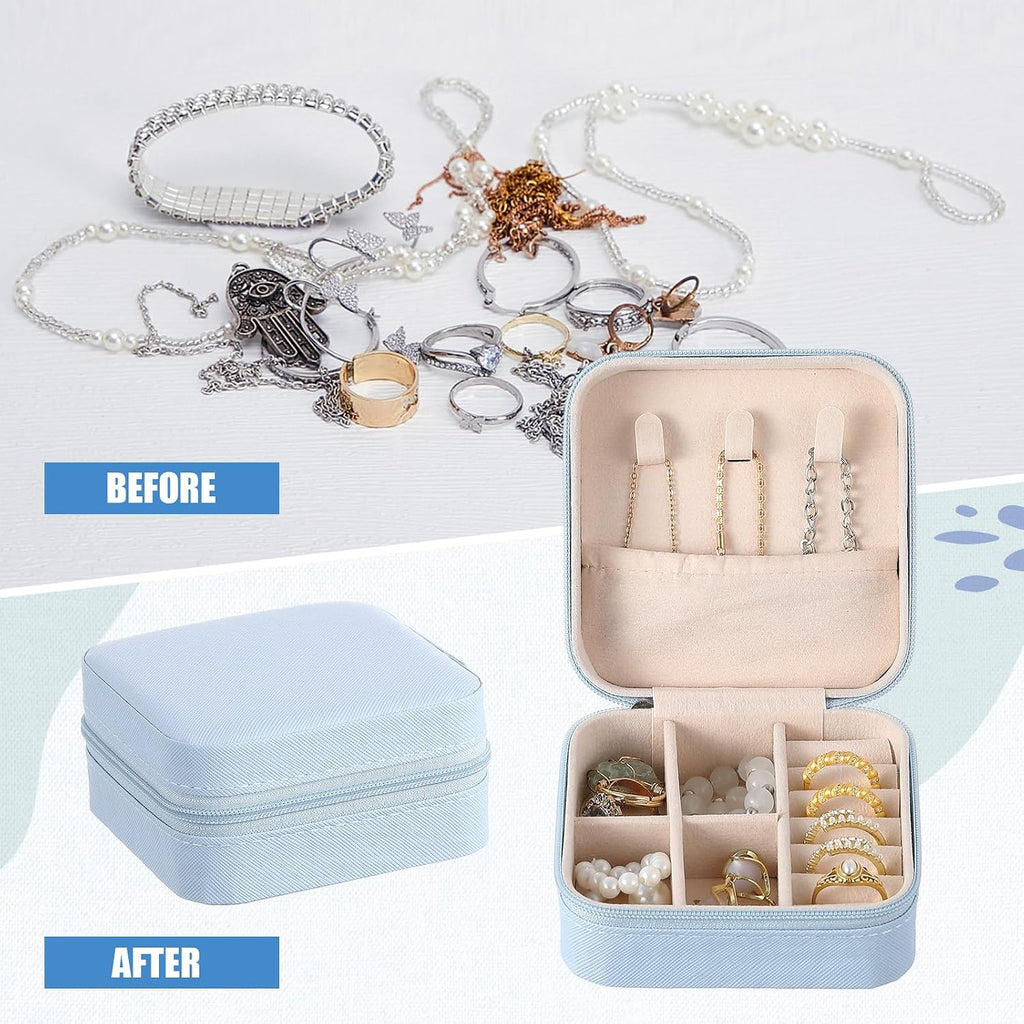 Taiyin 6/12/50 Pcs Travel Jewelry Case Bulk