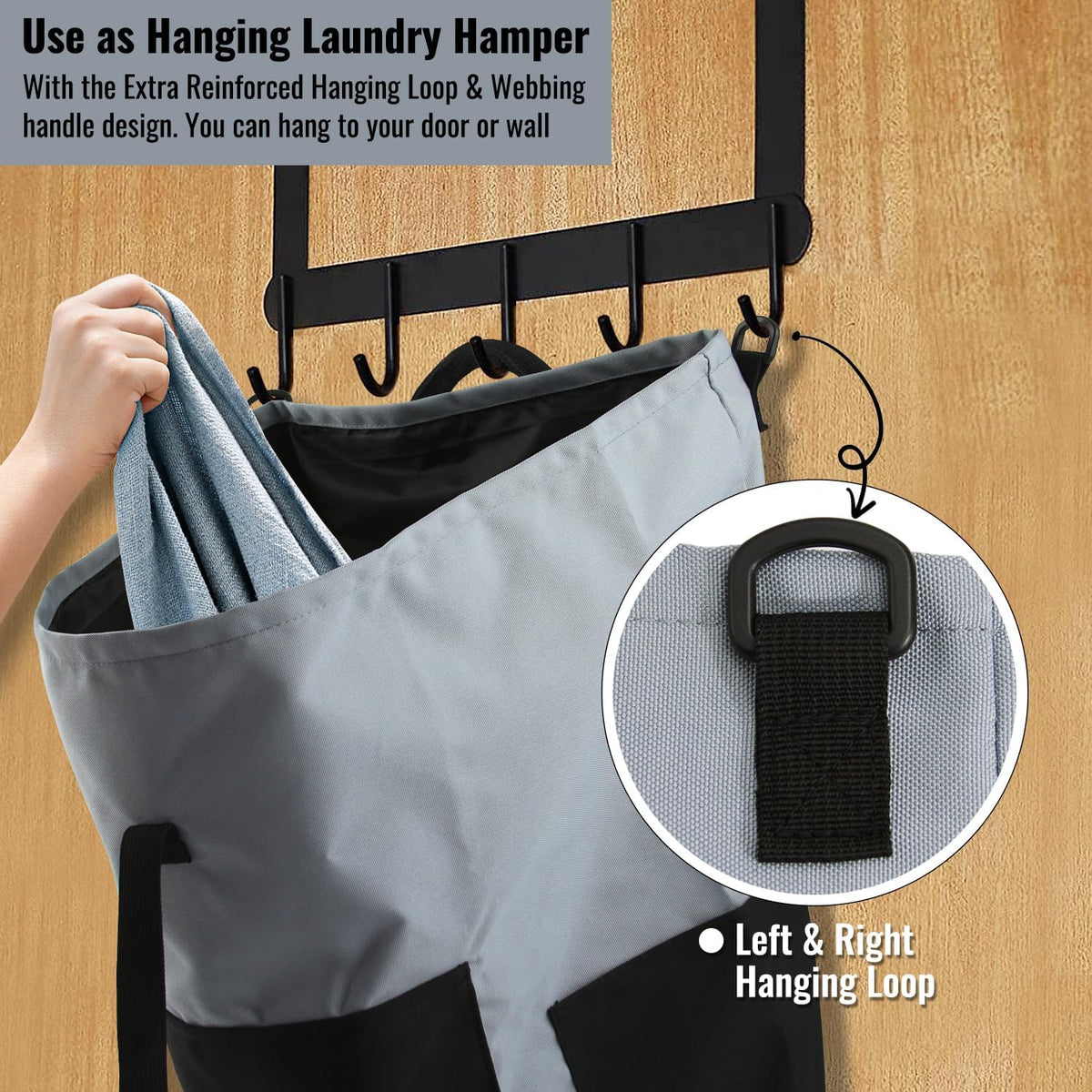 Laundry Bag Backpack 125L Extra Large, Heavy Duty 900D Coated Oxford Fabric, 3 Pockets Durable Travel Laundry Bags with Soft Padded Shoulder Straps for College Dorm, Apartment, Laundromat (Grey)