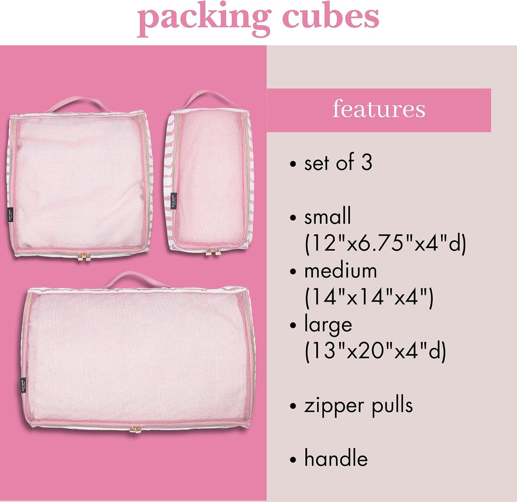 kate spade new york Packing Cube Set of 3, Goddess Stripe