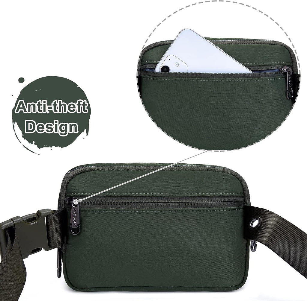 AROME Mini Belt Bag for Women Men Fashion Waist Packs Fanny Pack