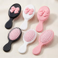 Meanplan 6 Pcs Mini Wet Hair Brush Bulk Travel Detangling Hair Brush, Mixed