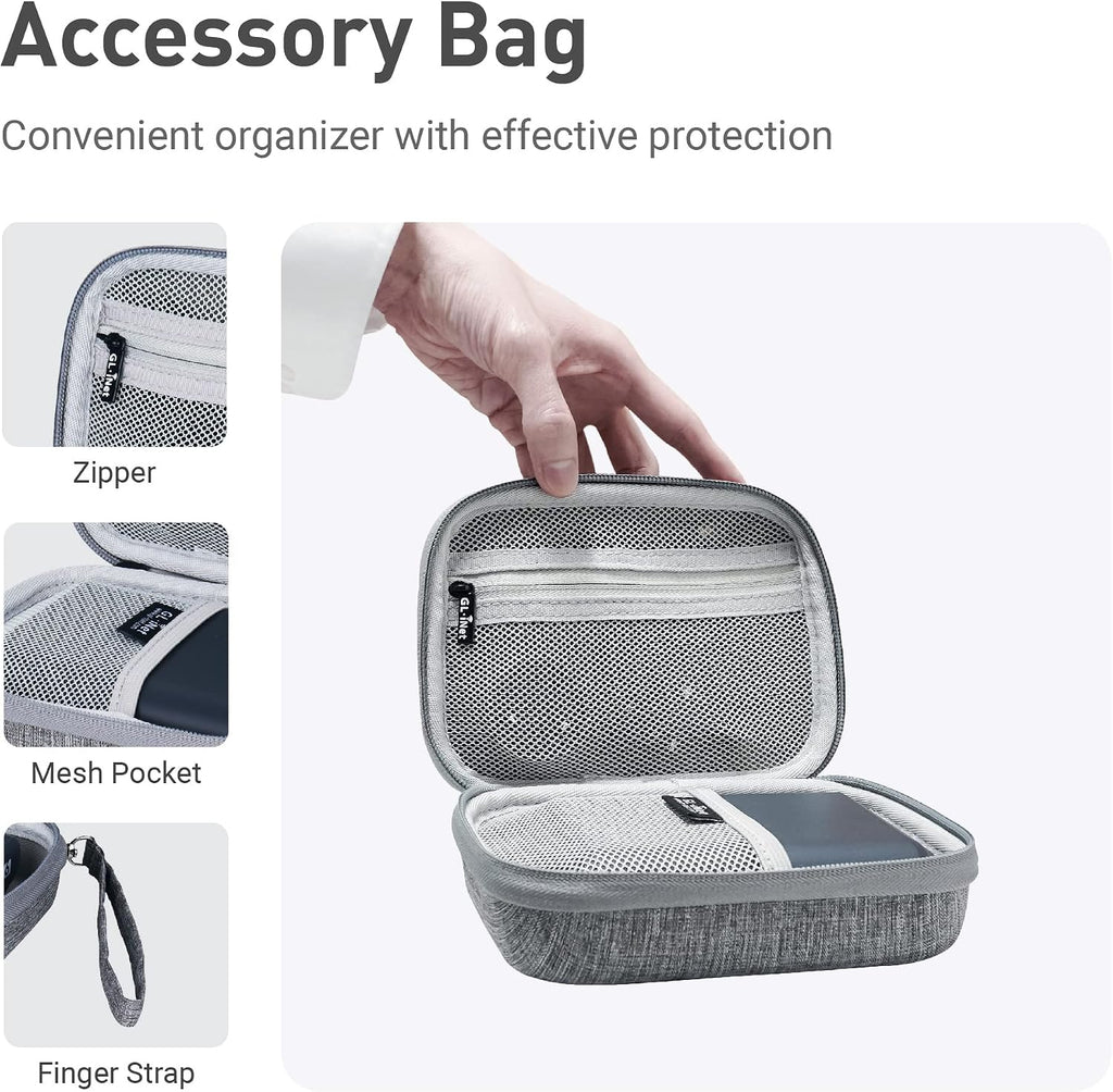 GL.iNet Gadget Organizer Case for Travel Routers GL-AXT1800/ GL-MT3000/ GL-SFT1200/ GL-E750, Chargers, Cables, and Accessories, Sturdy & Durable Pouch, Hand-carry EVA bag, Anti-shock, Water Resistant